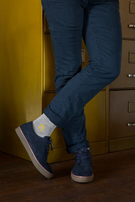 Long organic cotton socks