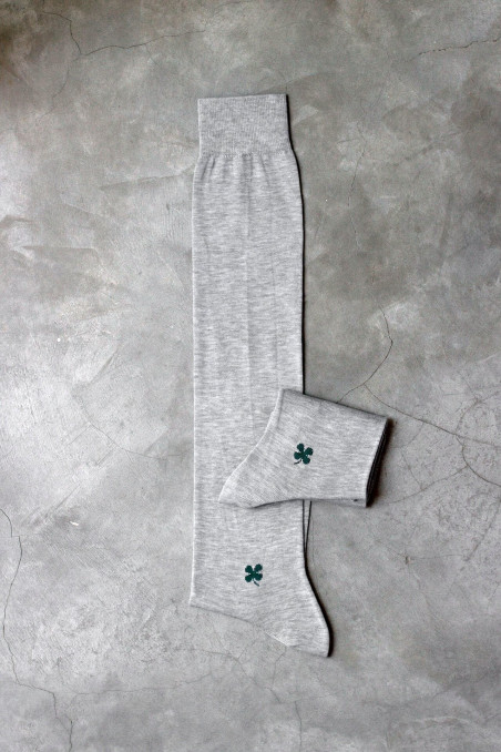 Long 100% organic cotton socks