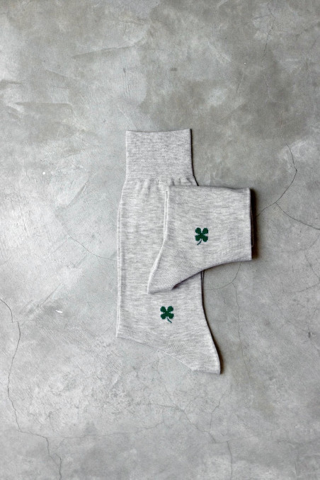 Long 100% organic cotton socks