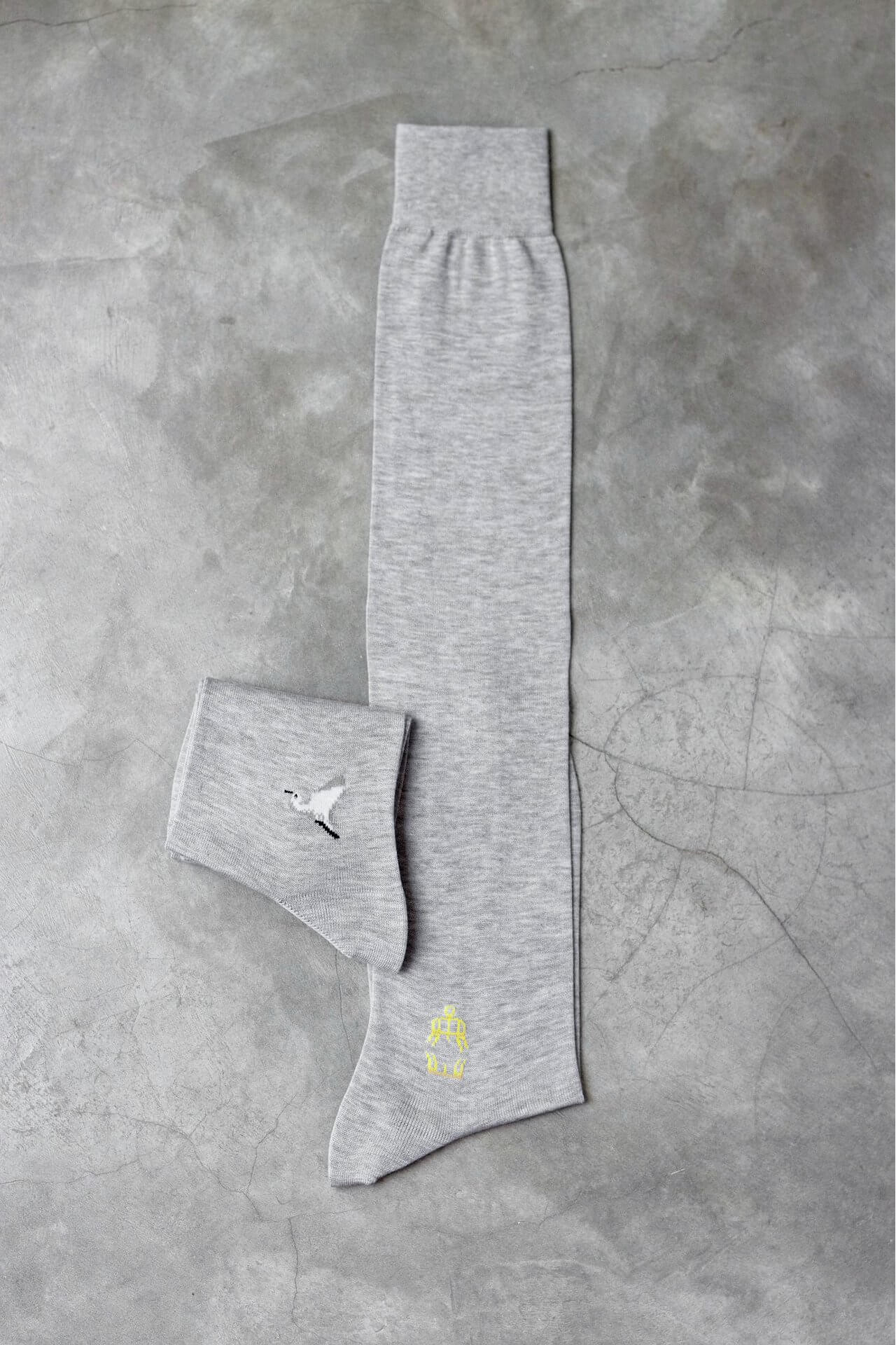 100% organic cotton long socks