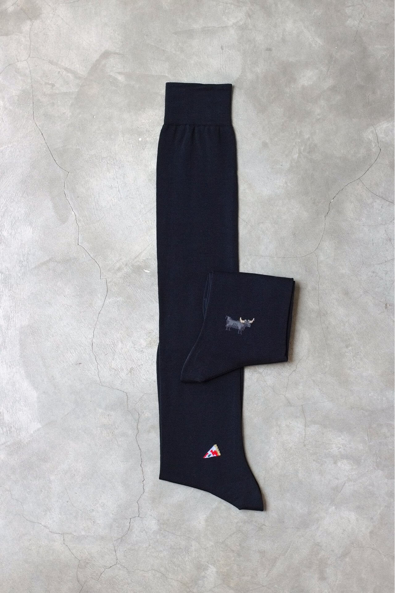 100% cotton long socks pizza margherita bufala