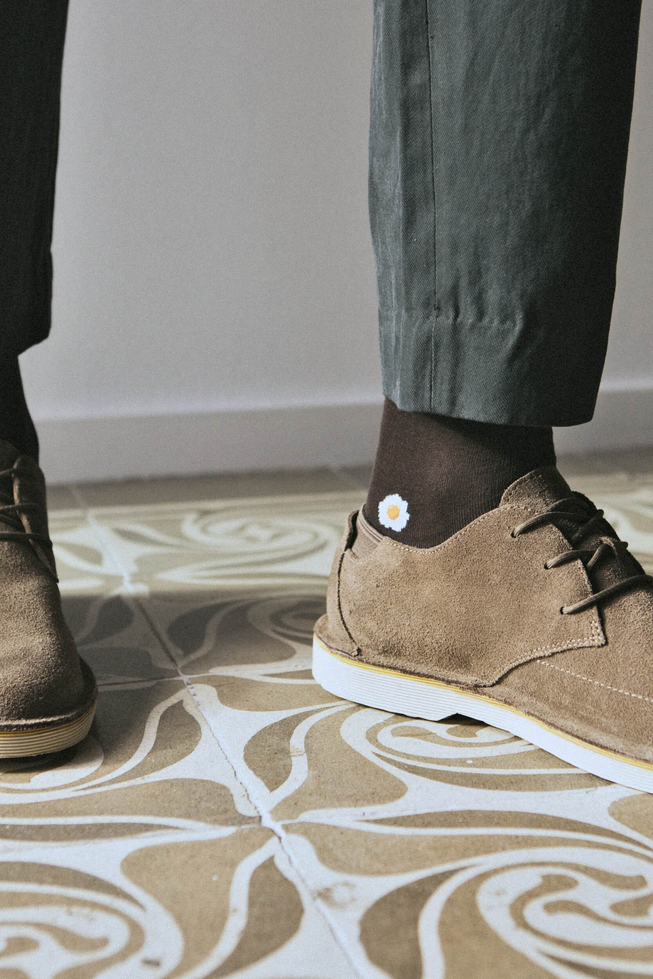 100% cotton brown socks Color Brown Size 36/37